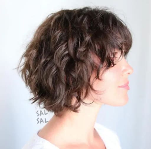 Textured Curly Bob