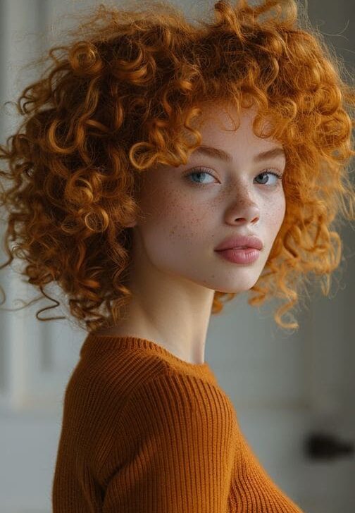 curly hairstyle idea