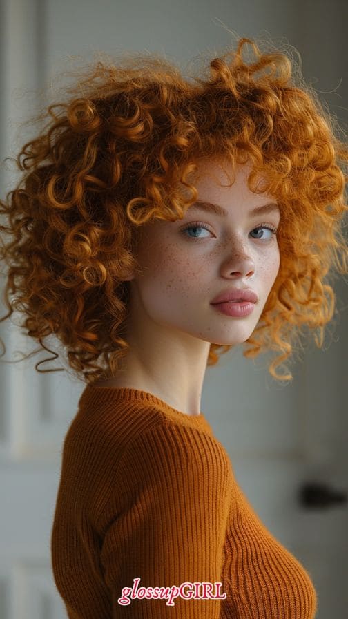 curly hairstyle idea