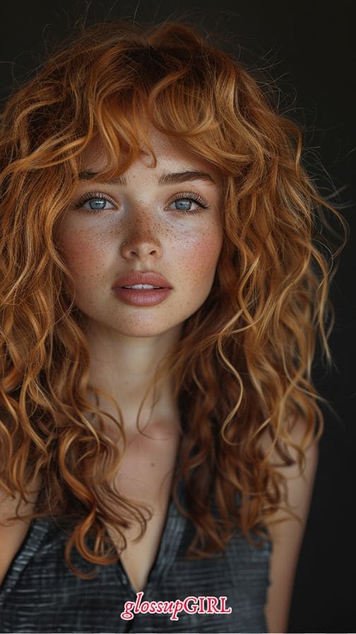 curly hairstyle idea