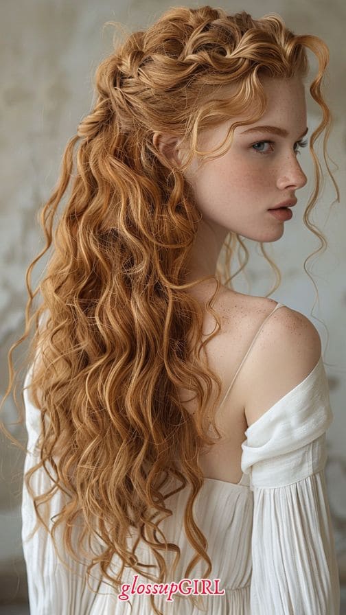 curly hairstyle idea