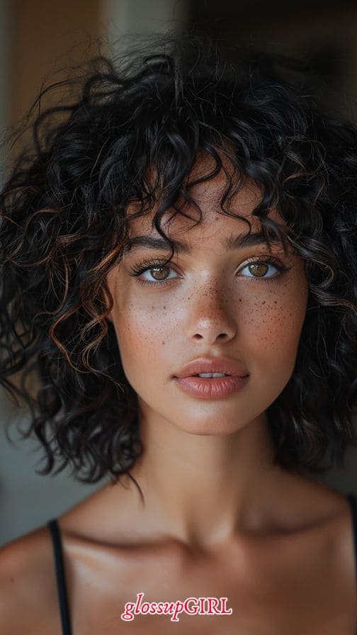 curly hairstyle idea