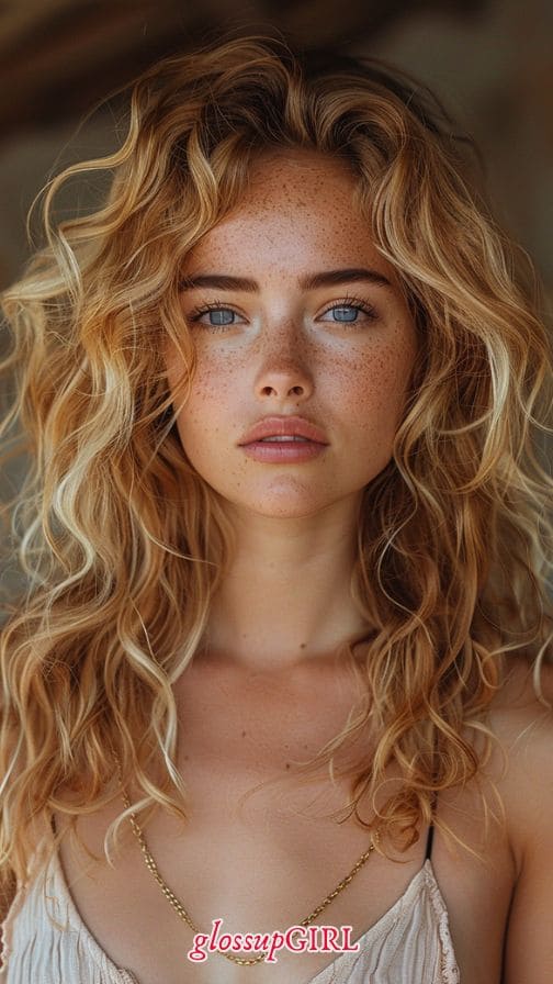 curly hairstyle idea