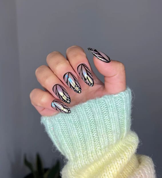 Butterfly Wing Nails 