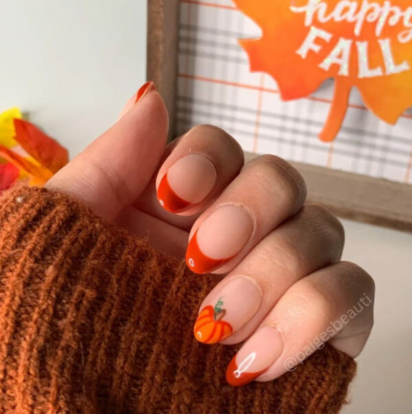 Hello Pumpkin | Fall Nails