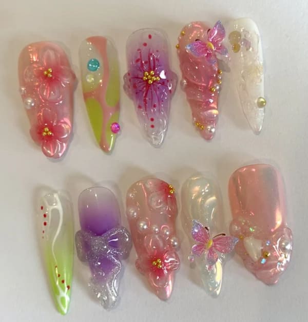 Secret Garden Press On Nails 