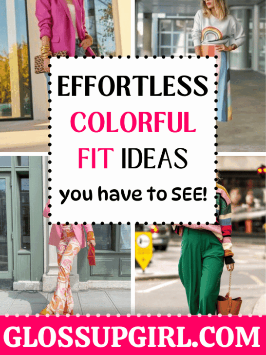 Colorful outfit ideas for every day of the week