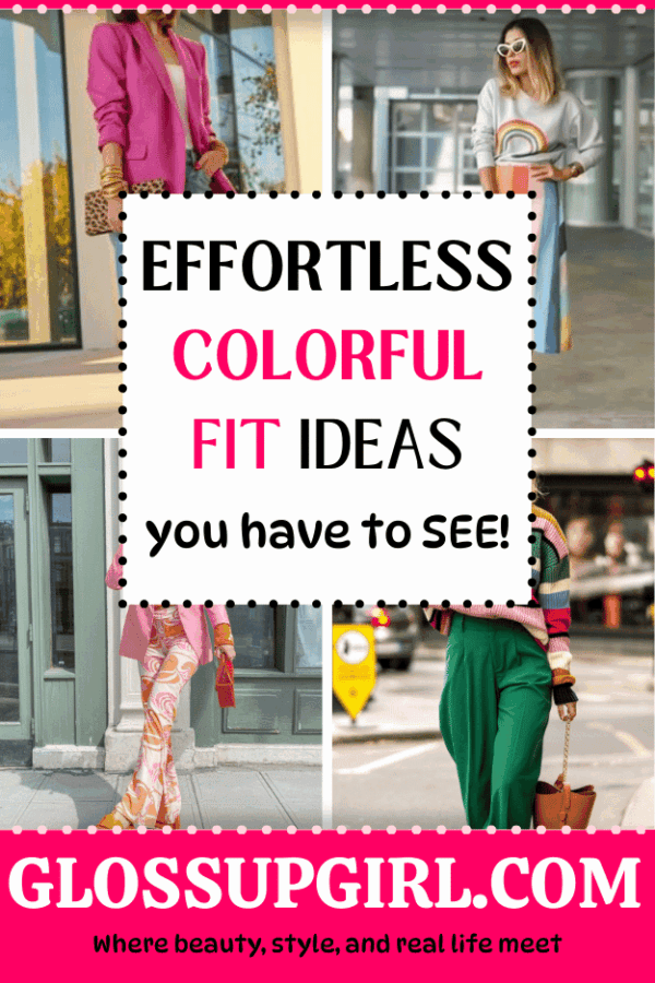 Colorful outfit ideas for every day of the week