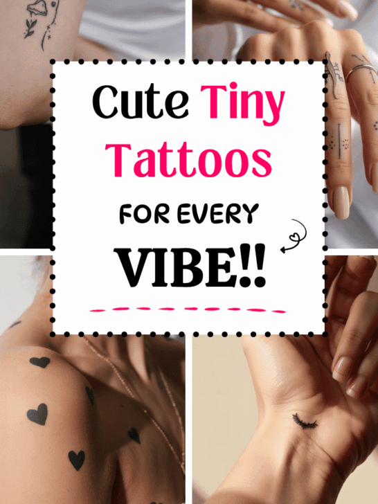 Tiny Tattoo Ideas for Women