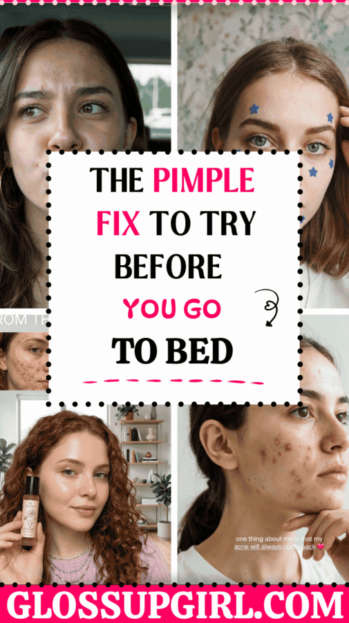how to fix a pimple overnight